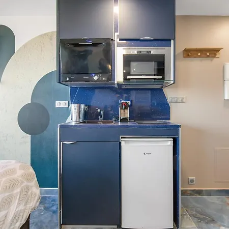 公寓 Sea Life Heliopolis Seafront In The Cap Dagde Naturist Village *